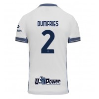 Maglia Calcio Inter Milan Denzel Dumfries #2 Seconda Divisa 2024-25 Manica Corta